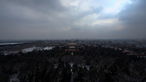 北京寿皇殿公园延时20秒视频