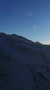 折多山雪山云海日出四川风光视频