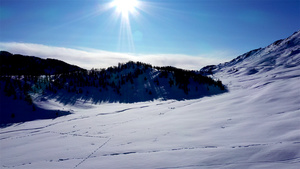 8K航拍新疆雪域高原25秒视频