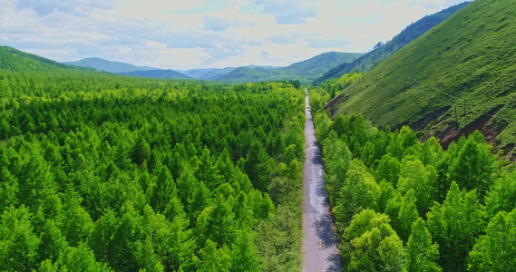 内蒙古风景航拍视频