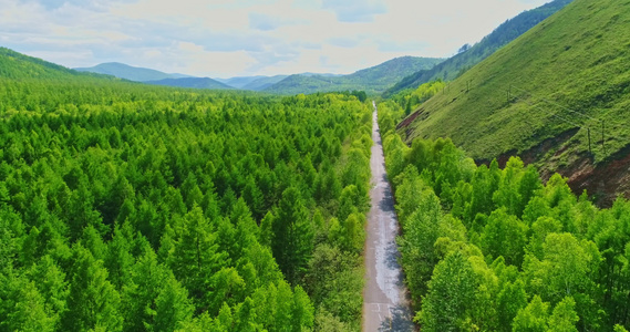 内蒙古风景航拍视频