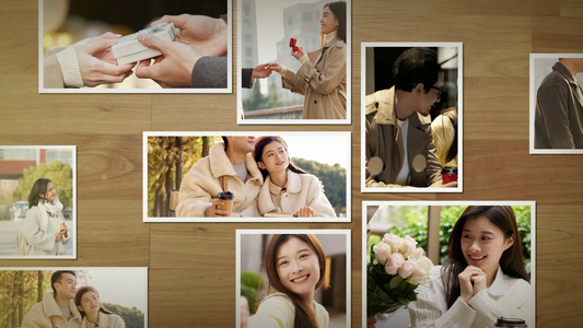 摄图网照片排列婚礼家庭旅游相册AECC2015模板视频