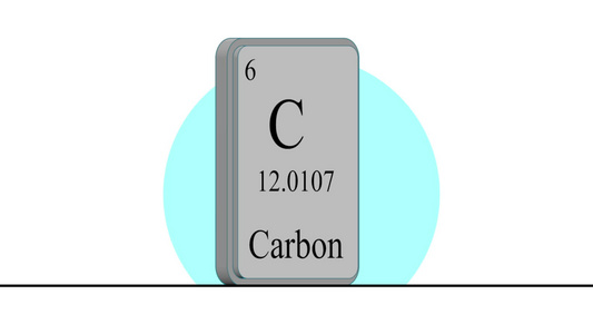 菜单式系统周期表的碳元素视频