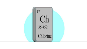 3d化学元素周期表氯元素14秒视频