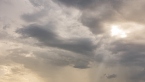 雷暴雨乌云延时20秒视频