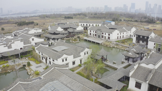 中国古典园林别院视频