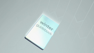 动画中的冬季指导手册缩放24秒视频