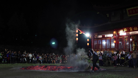 磐安炼火重阳节磐安非遗磐安民俗人文视频