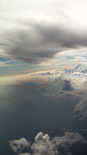 飞机窗外的奇景自然美31秒视频