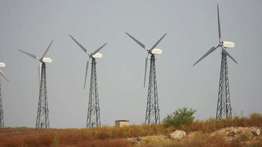 风风涡轮机绿色能源视频