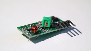 Arduino电子部件的接收器和发射机模块8秒视频