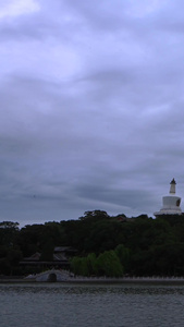 北京北海公园延时北京夜景视频