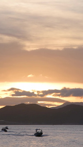 深圳鹿嘴山庄的夕阳深圳景区视频