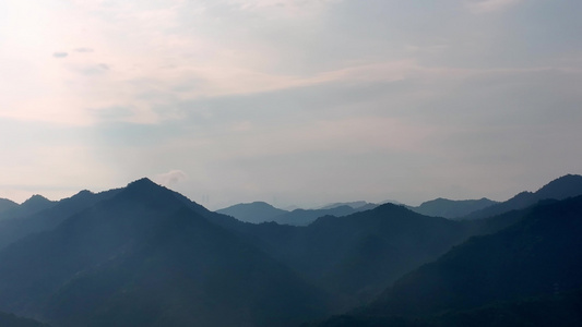 航拍西湖名胜风景区西湖群山视频