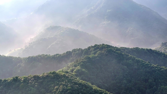 航拍西湖名胜风景区西湖群山视频