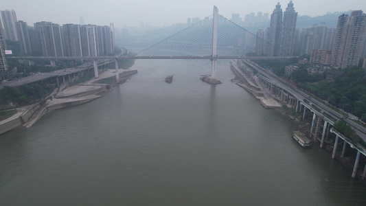 重庆石门嘉陵江大桥视频