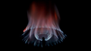 煤气灶火焰开启实拍视频素材52秒视频