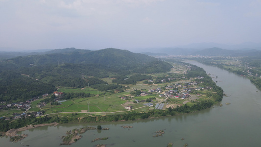 祖国山川河流江河航拍视频