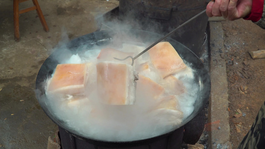 虎皮扣肉地方特产美食制作视频