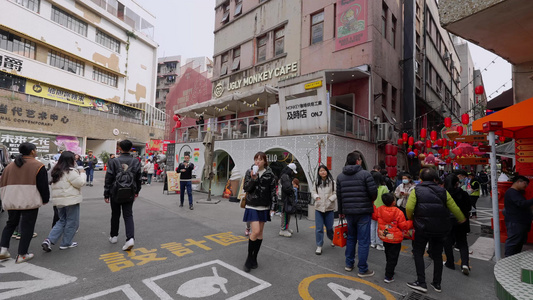 重庆鹅岭二厂街景人文视频