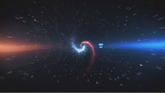 粒子玻璃标志AEcc2015模版视频
