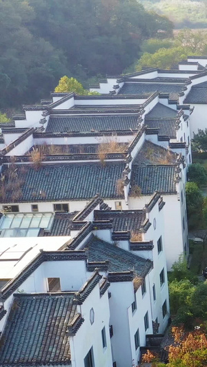 皖南徽派建筑群航拍建筑航拍36秒视频