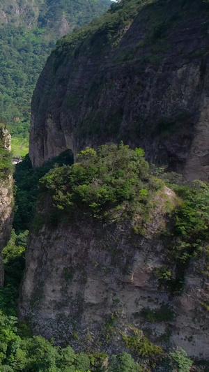 航拍5A景区雁荡山灵峰景观区双笋峰视频大自然41秒视频