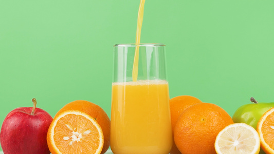 鲜榨橙汁视频