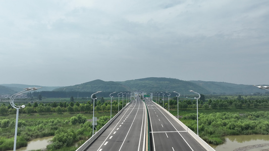 高速公路航拍视频