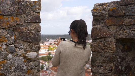 照片来自Portugal州Alentejo城堡塔的视频