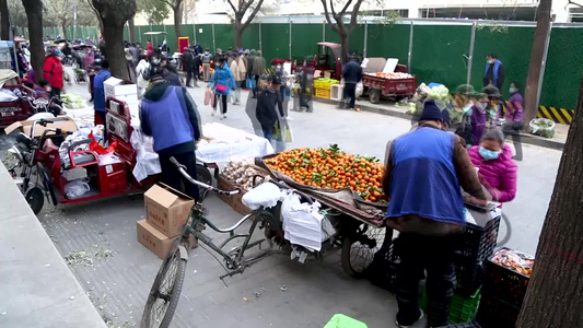 早市 逛早市  早市小商贩  买菜 卖菜视频