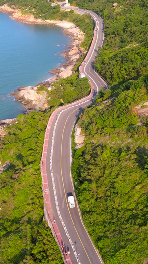 连云港连岛景区海滨公路航拍合集4A景点60秒视频