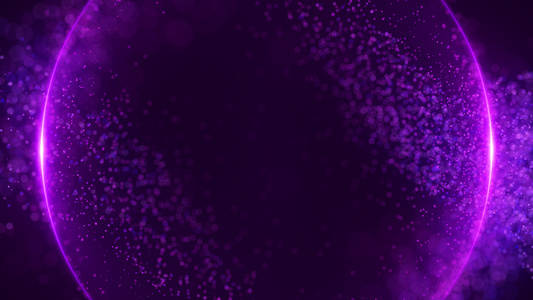 紫色粒子背景视频