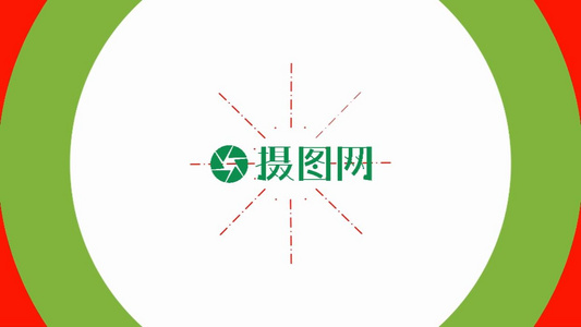 色彩图形动画LOGO展示片头会声会影X10模板视频