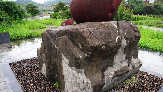 江春霖故居风景 古宅 农具 茶壶视频