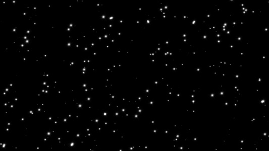 在天空中的恒星闪烁4k视频