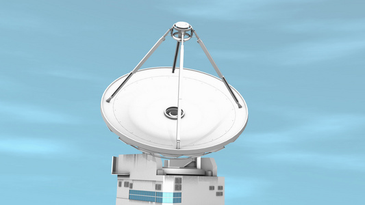无线电望远镜3d动画视频