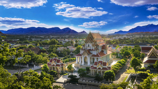 大理崇圣寺三塔旅游风景照片合成背景视频视频