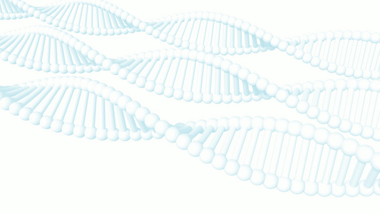 将科学分子DNA结构作为一个概念的概念视频