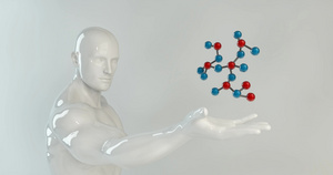 科学分子所持有的科学分子由科学家循环作为概念10秒视频