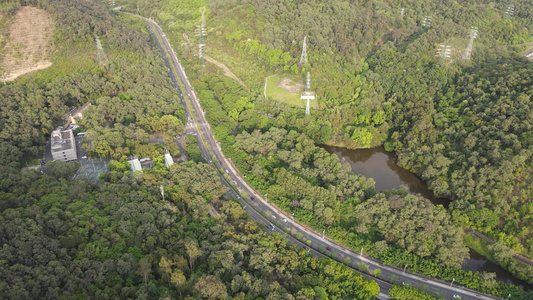 山地公路航拍视频