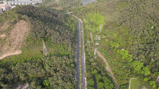 山地公路航拍视频