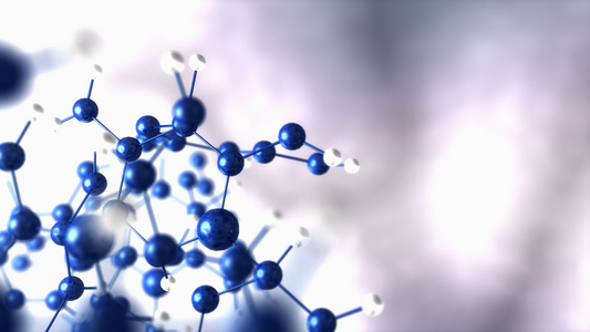 分子抽象背景视频