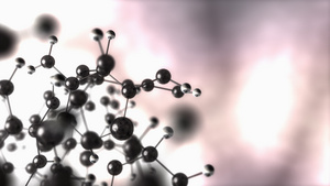 分子的抽象动画15秒视频