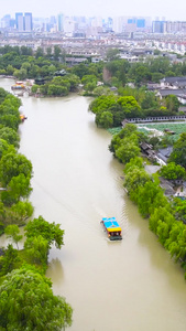 扬州5A风景区瘦西湖游船航拍合集扬州旅游视频