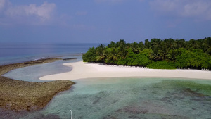 白沙透明水天堂海景海滩之旅机景观13秒视频