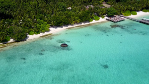 碧海沙滩小岛度假美景10秒视频