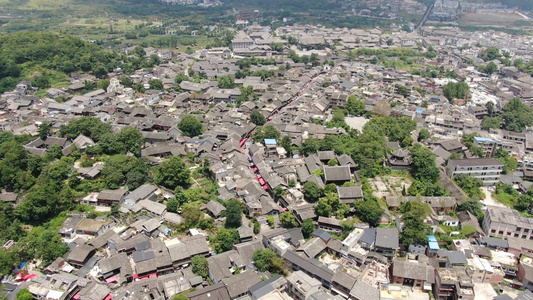 贵州青岩古镇5A景区航拍视频视频