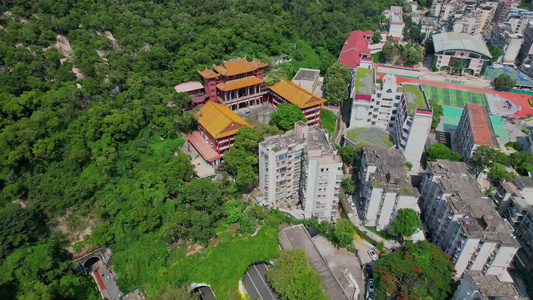 航拍厦门碧山岩寺视频