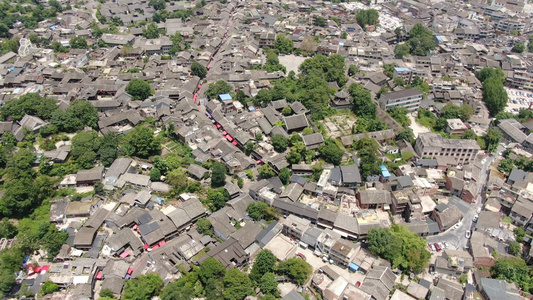 贵州青岩古镇5A景区航拍视频视频